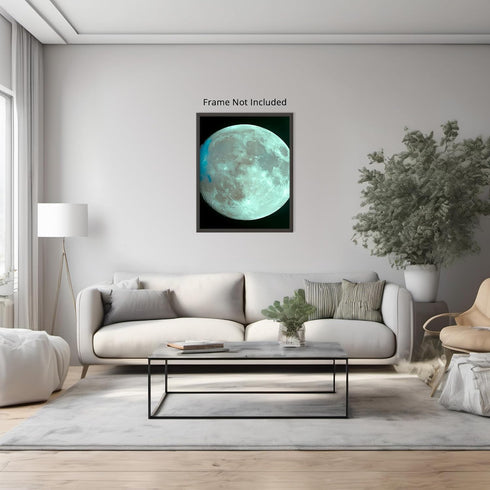 Posterizer 1 pcs-the moon floating in space 1-Astronomy & Celestial Art-Gift for Men Women Teens-Decor for Home & Office- unframed wall art...